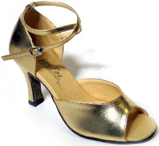 argentine tango shoes-Very Fine Dance Shoes-VF 6012-Gold Leather