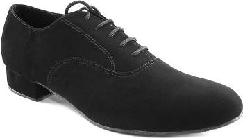 argentine tango shoes-Men's Very Fine Dance Shoes-VF 919101-Black Suede (Nubuck)