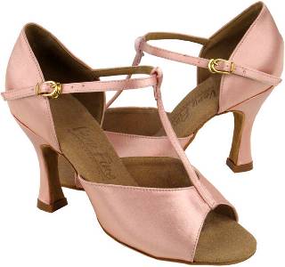 argentine tango shoes-Very Fine Dance Shoes-VF C1609-Flesh Satin
